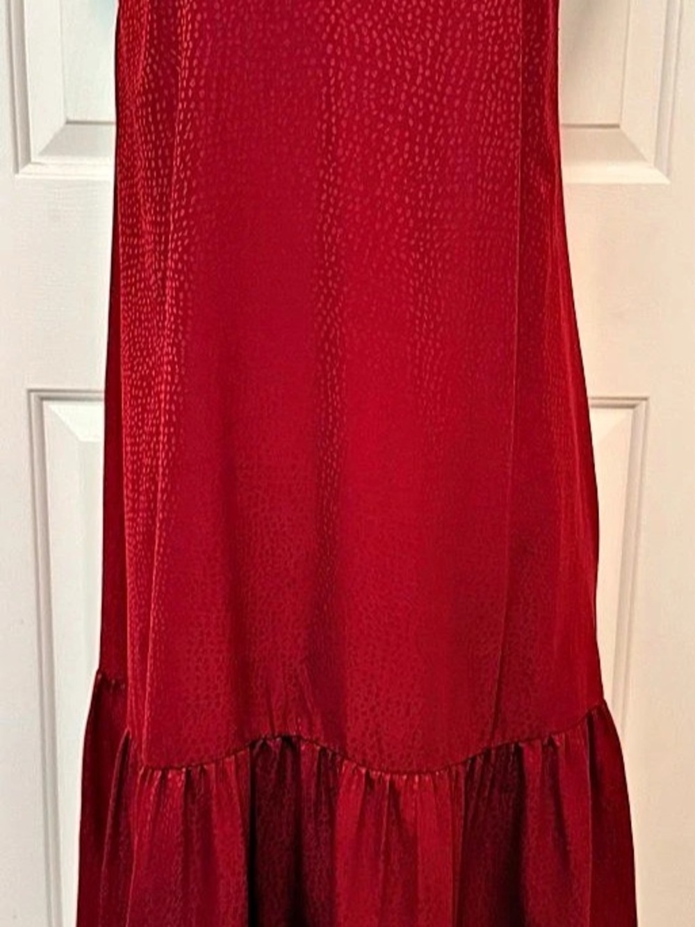 The Nines by Hatch Dee Red Slip Dress XS Like New